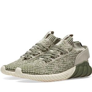 Adidas Tubular Doom Sock Primeknit Green for Men